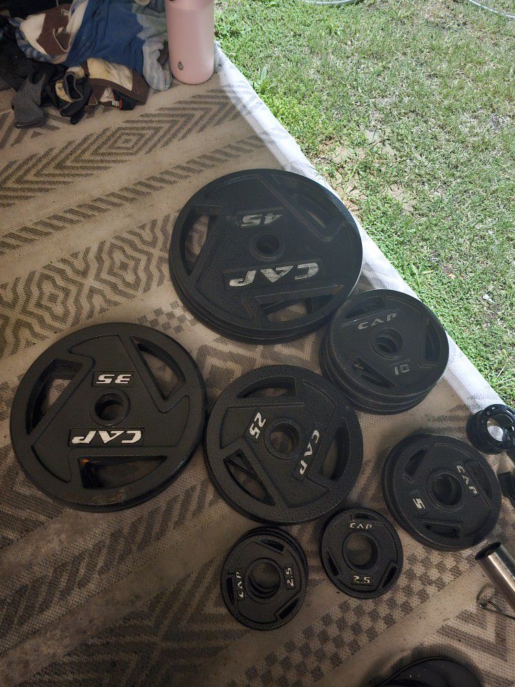 full cap weight plates set
