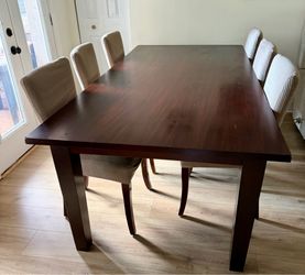 Pottery Barn Large Wooden Dining Table