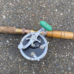 Fishing Rod with Penn Deep Sea Reel - LOOK!
