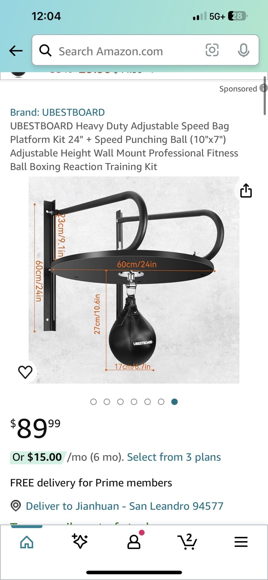 speed Bag Boxing Kit