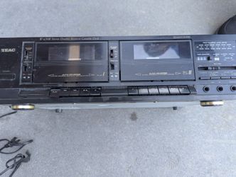 **TEAC W-450R Dual Cassette Deck - $40!**  
