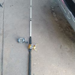 Fishing Pole And 2 Reels OBO