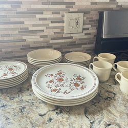 Vintage Roycroft Stoneware Set