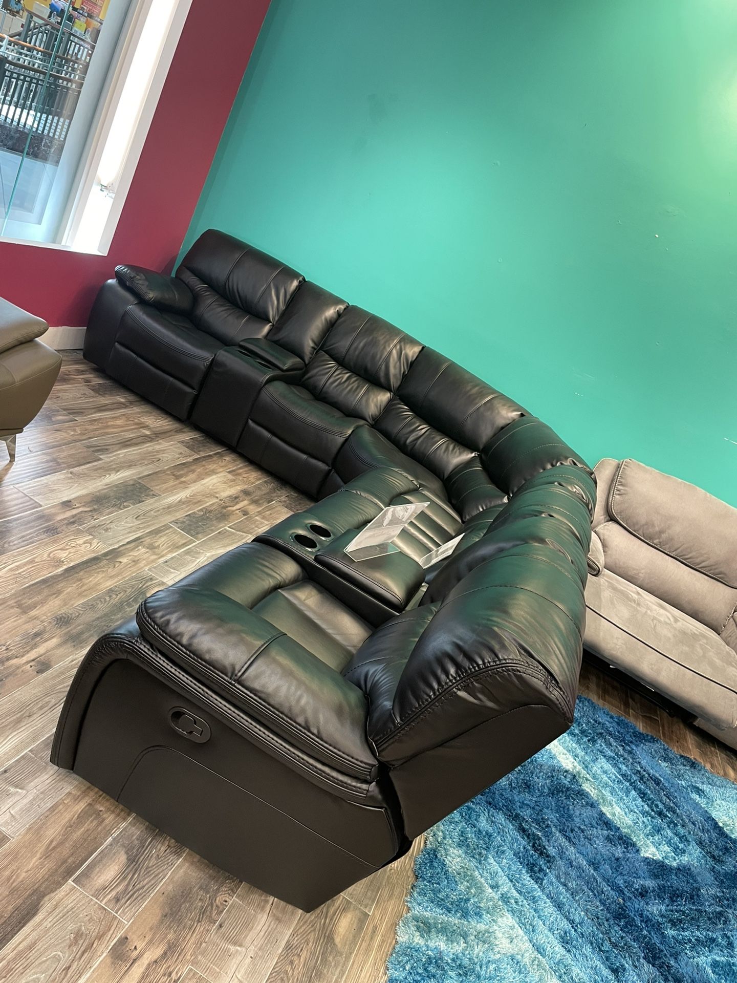 NEW COMFY MADRID RECLINING SECTIONAL SOFA SET ON SALE NOW ONLY $1499! NO CREDIT NEEDED FINANCE AVAILABLE ☎️💰 SAME DAY DELIVERY 🚚