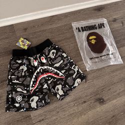Black Camo Bape Shorts