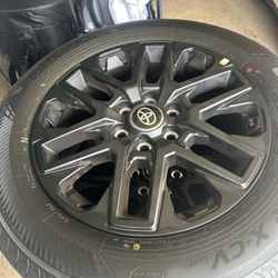 Title: (4) 2026 Toyota Tundra Limited OEM 20” Wheels & Yokohama Tires