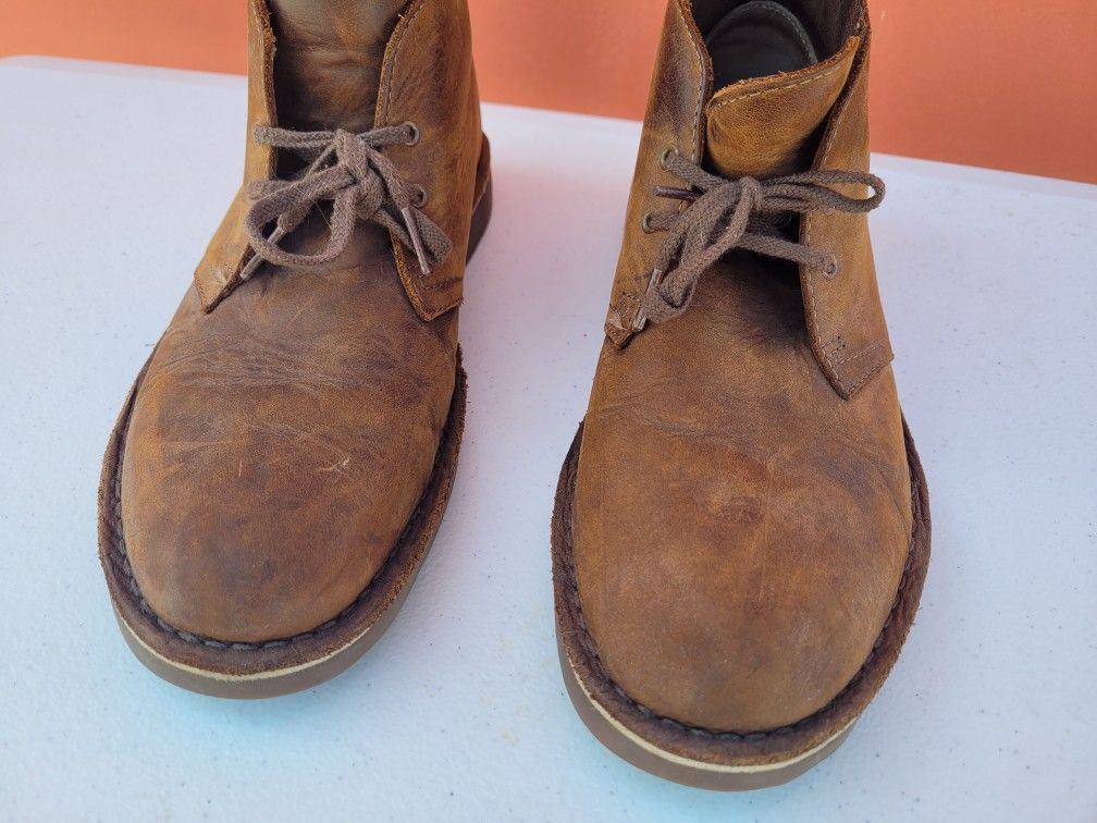 Clark's Classic Dark Brown Leather Desert Boot