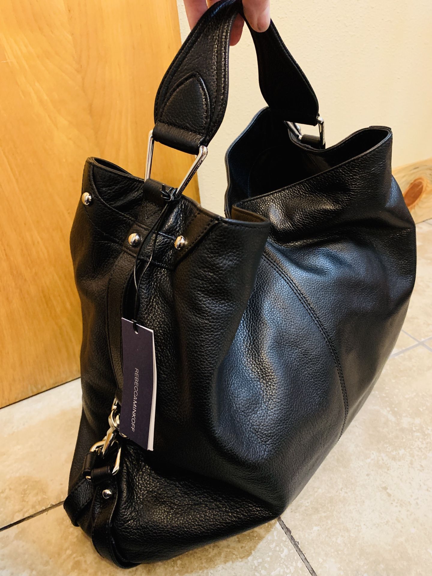 Rebecca Minkoff black leather purse