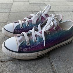 Rainbow Youth Converse Shoes Size 3