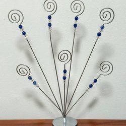 Metal Decorative Adjustable Multi Photo Card Holder Table Decor Memories Gift