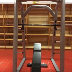 Precor Smith machine w/ Bench