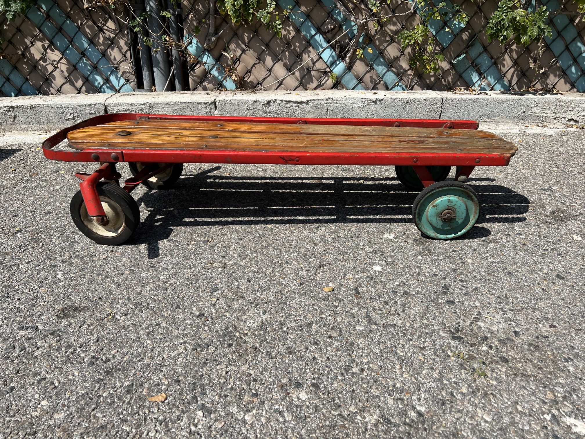 Vintage Flexi Flyer Racer sled Wheeled Sled Flexible
