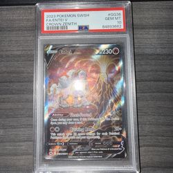 PSA 10 Pokemon 2023 Entei V Gem Mint