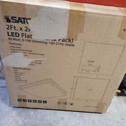 Satco Nuvo LED Backlit Flat Panel Lights (2)