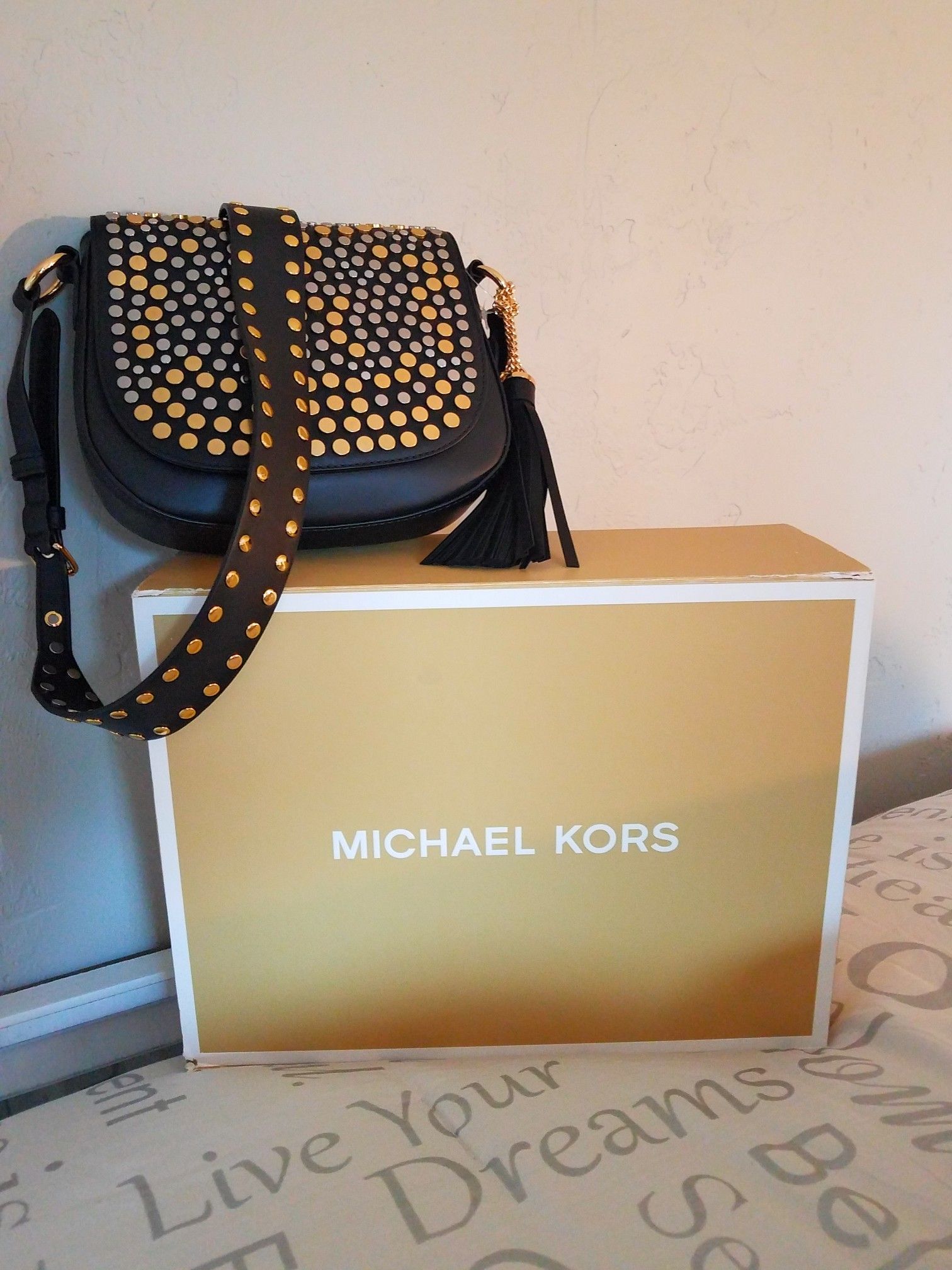 Michael Kors NWT Black Leather, Shoulder bag
