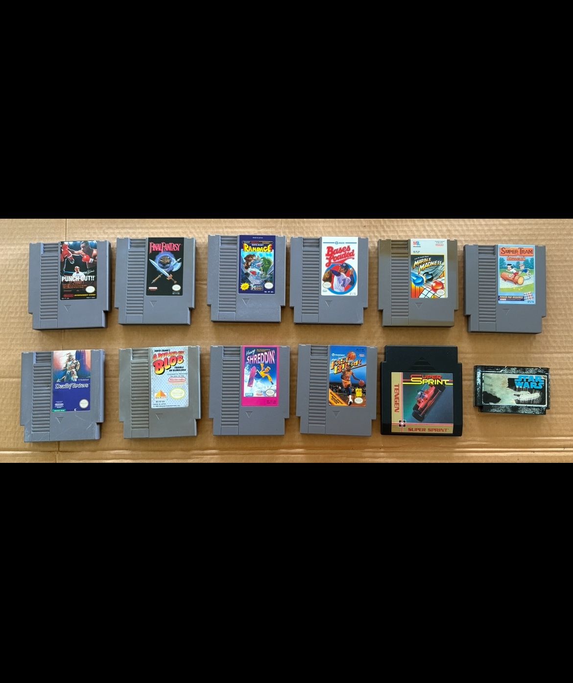 11 NES Games + 1 Famicom Game