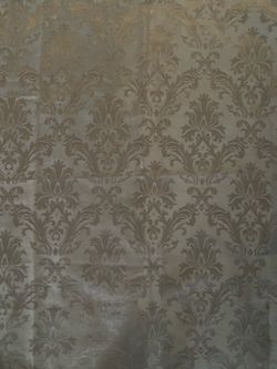 Brown shower curtain