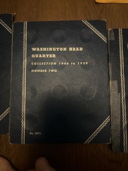 Empty coin books