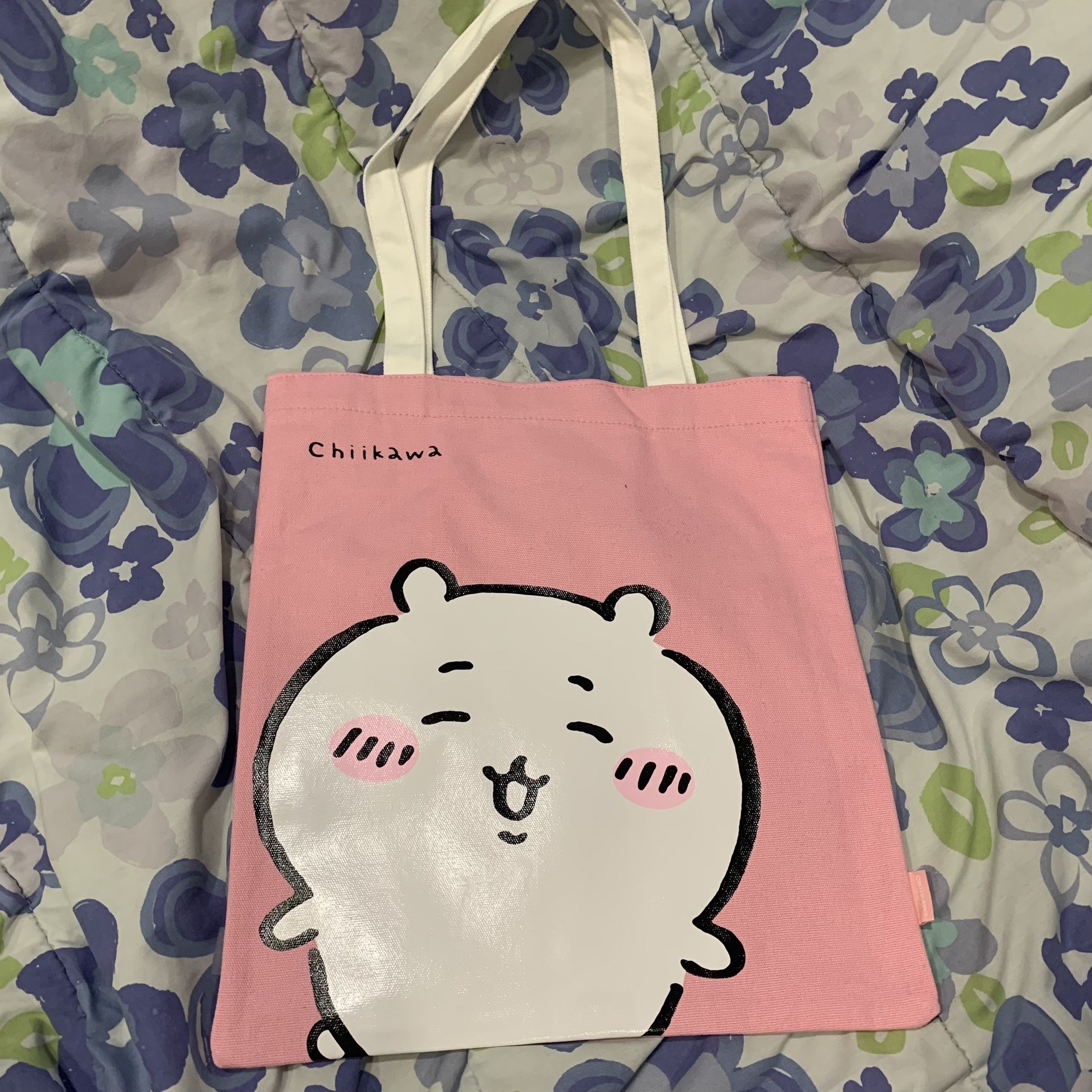 Chiikawa x Miniso Pink Tote Bag