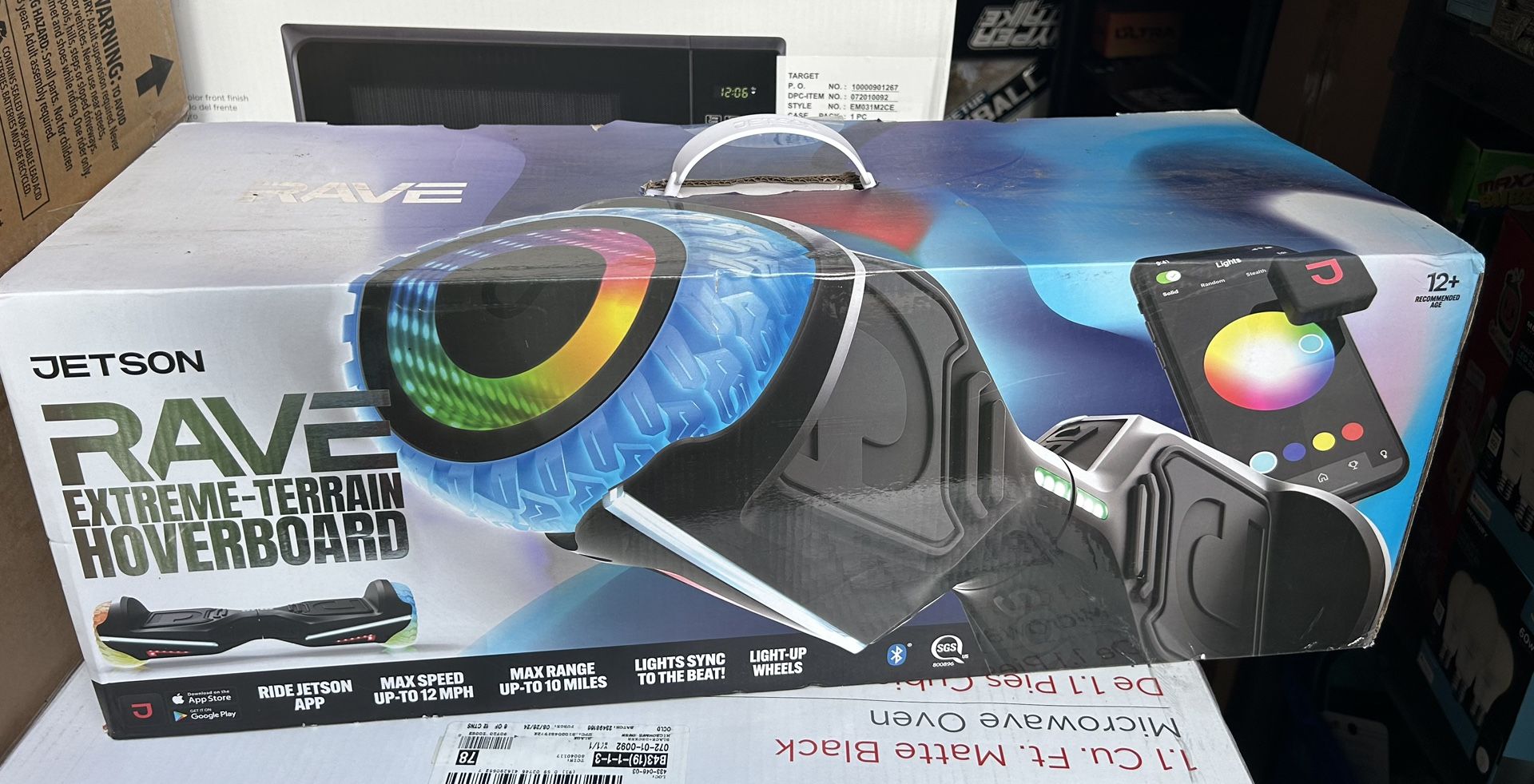 Jetson rave Hoverboard New In Box