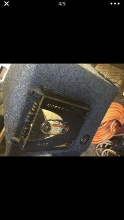 Speaker with amplifier