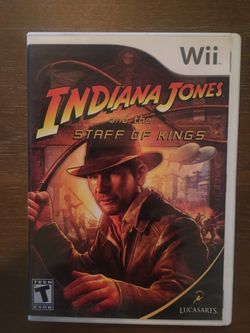 Nintendo Wii Indiana Jones and the staff of Kings