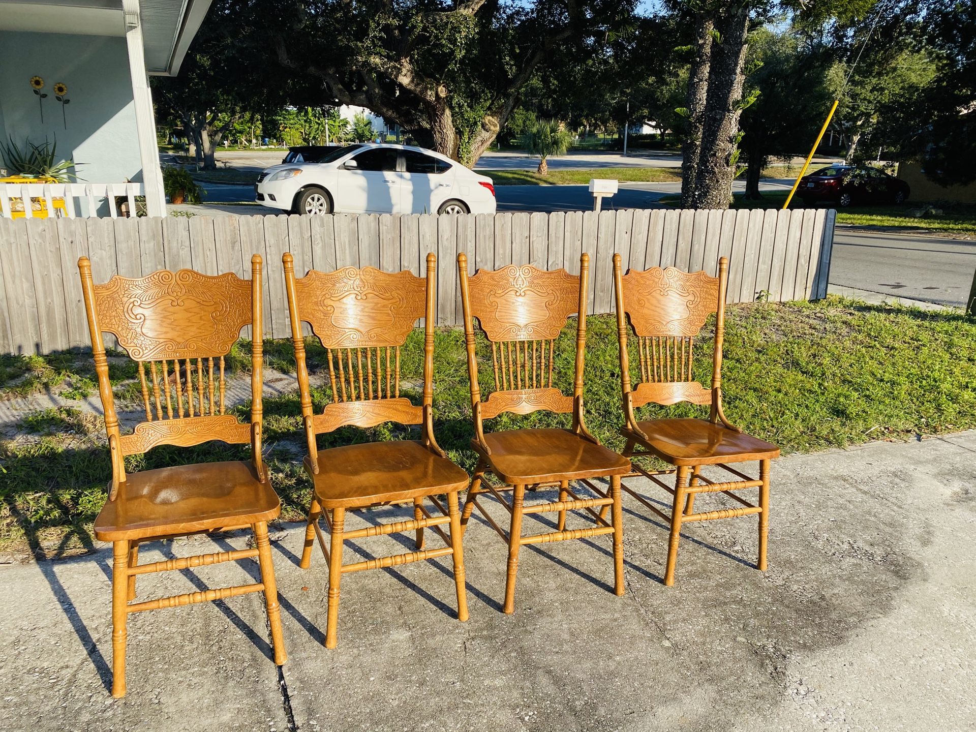 Chairs wooden