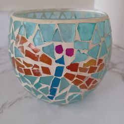 Dragonfly  Candle Holder. 