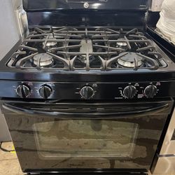 30” Black GE 5 Burner’s Gas Stove FOR SALE!!!