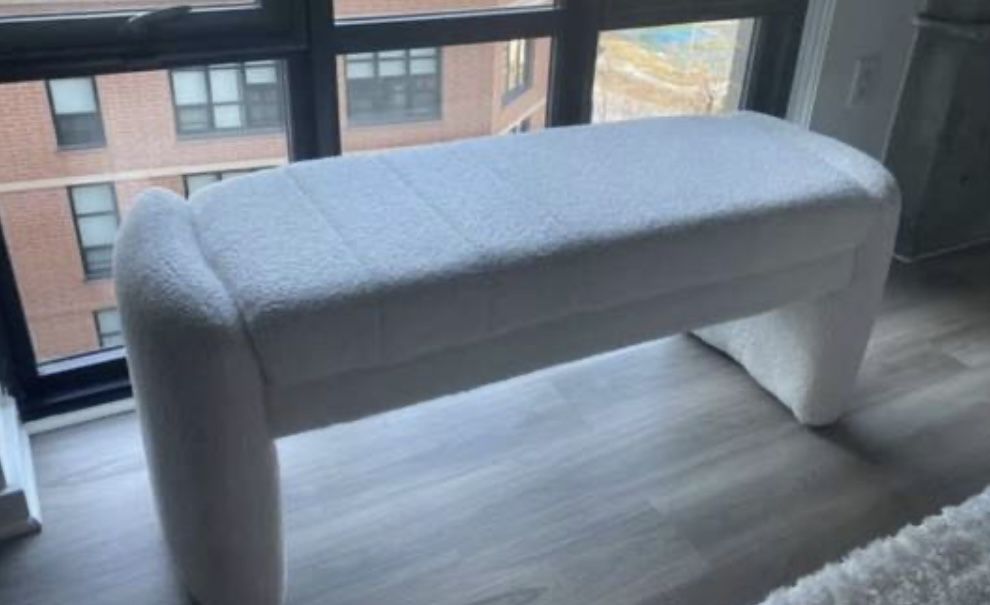 Boucle Bench Ottoman 