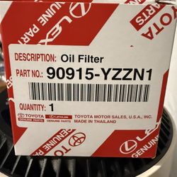 2025 Toyota 4runner Oil Filter