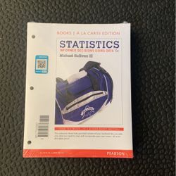 Statistics Informed Decisions Using Data