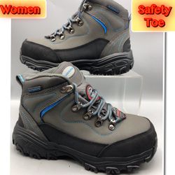 Skechers Women's Work D Lites Slip Resistance Amasa Alloy Toe Boot