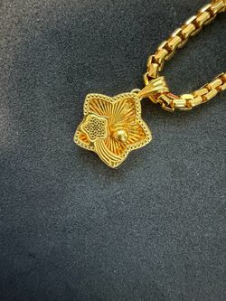 Heart pendant 916 (22K ) GOLD CHAIN NECKLACE 14 GRAMS