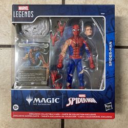 Marvel Legends Spider-Man Figure Exclusive Magic The Gathering Card