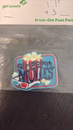 Girl Scout fun patch - movies