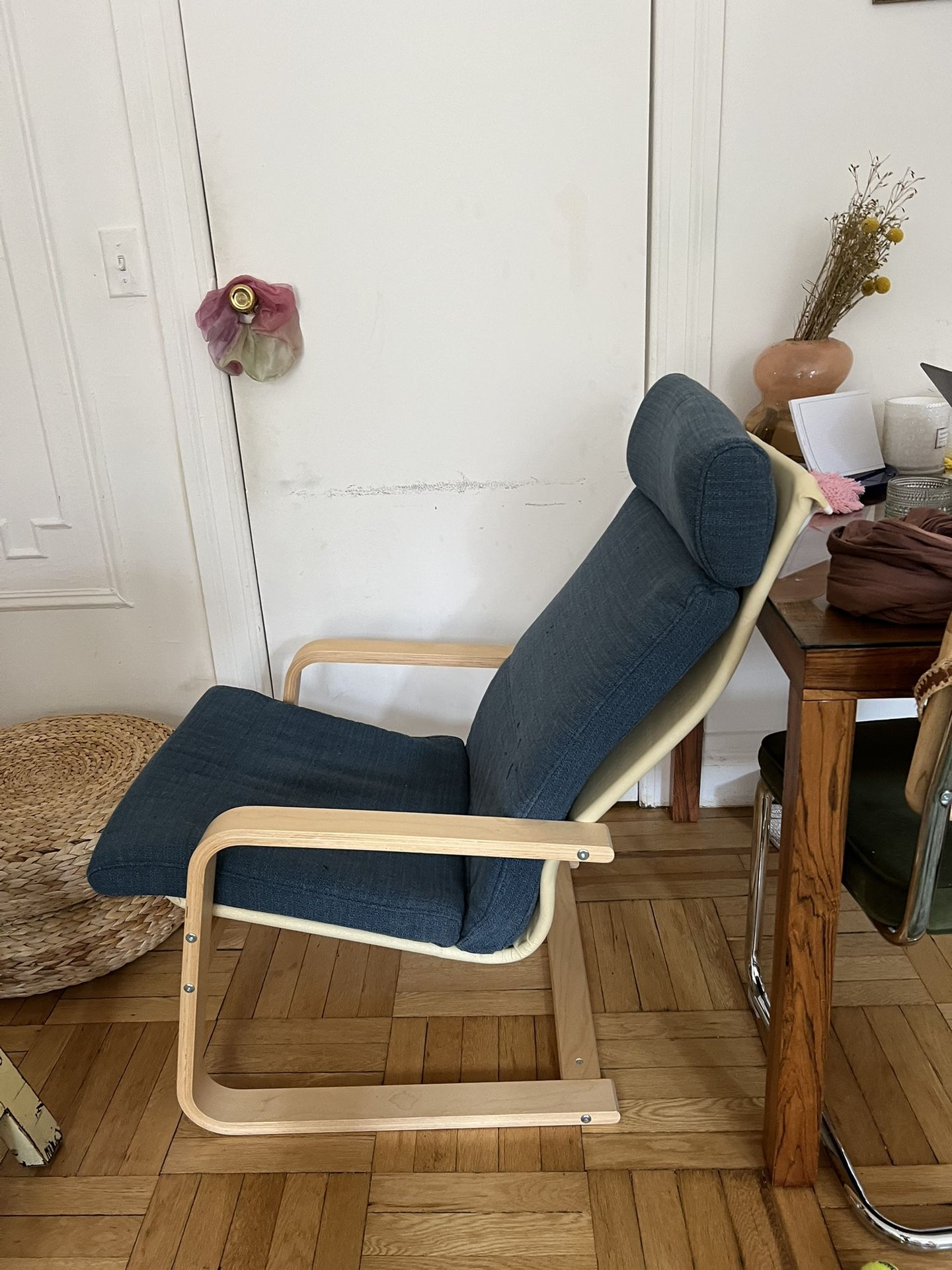 IKEA Poäng Chair & Foot Stool