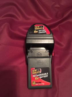 6V NiCd battery and charger New Bright