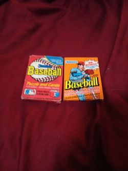 2 Vintage 1980s Sealed Donruss Baseball Card Packs