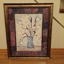 Picture, Nice Frame 32 In Tall By 26 In Wide