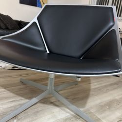 Space Lounge Chair with Metal Frame attributed to Jehs & Laub for Fritz