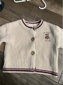 12 month Zara teddy bear sweater
