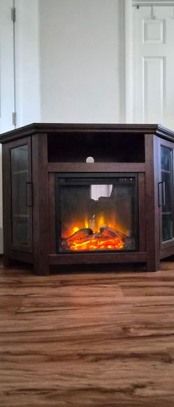 TV stand fake fire place