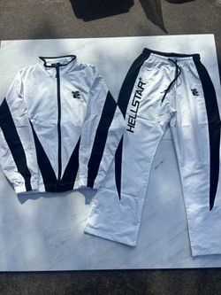 HellStar Windbreaker Set- Black and White
