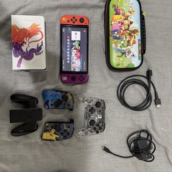 Nintendo Switch OLED Scarlet and Violet Pokemon Special Edition