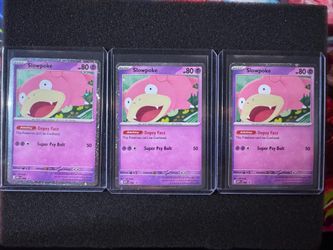 Slowpoke Cosmos Holo #86 w/ Swirl & Holo Bleed 3x