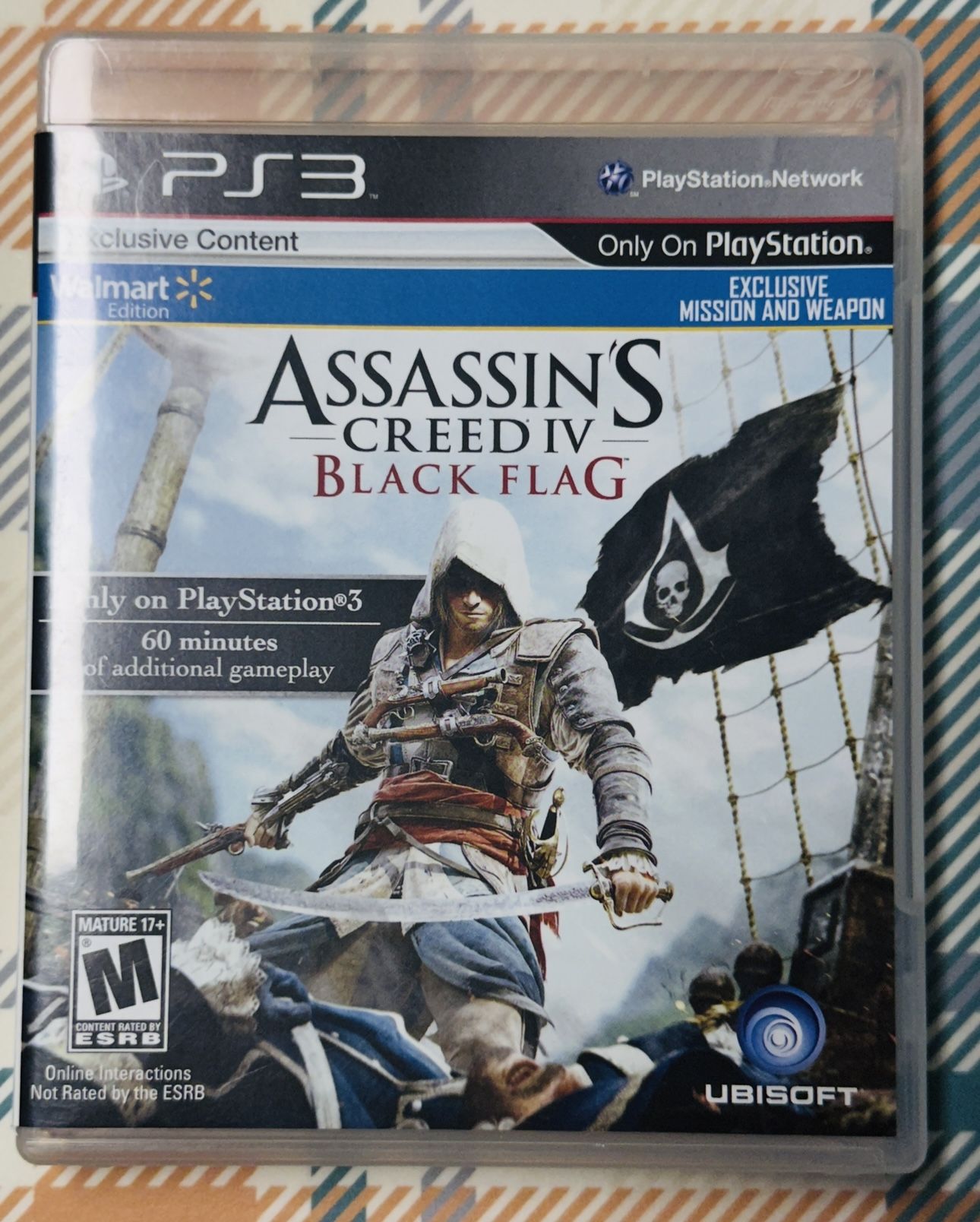 Assassin's Creed IV: Black Flag -- Walmart Edition (PS3, 2013) CIB Tested/Works