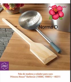 Set de pala de madera y cucharon nuevos en sus cajas 🌺 princess house 🌺