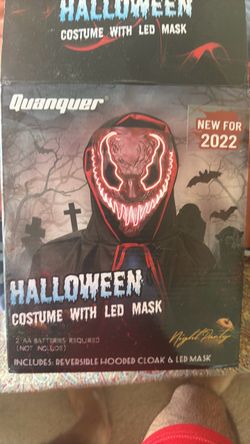 LED Mask with Costume.