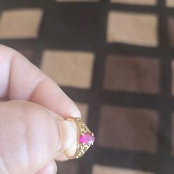 Anillo De 14 Kilates Para Niña O Niño 